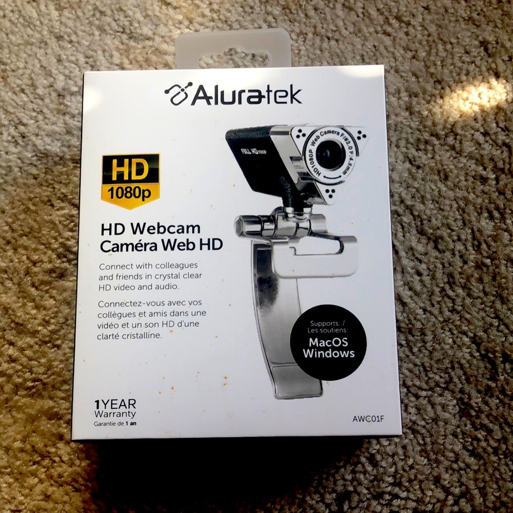 Aluratek- web camera (never used)